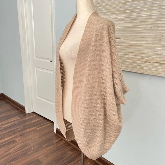 Lord& Taylor 100% cashmere open cocoon cardigan size M - Picture 9 of 12